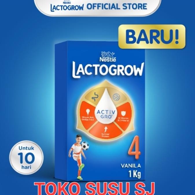 

Lactogrow 4 Vanila 1 Kg/1Kg/ Lactogen/Vanilla/1000 Gr Promo