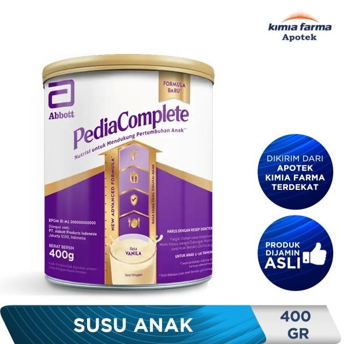 

Pediacomplete Vanila 400 Gr / Susu Anak / Kia Farma Discount
