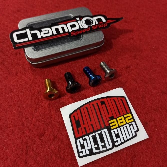 Baut Piringan Cakram Belakang Titanium Wr3 Nmax Adv 150 Ninja R Rr 150 Original