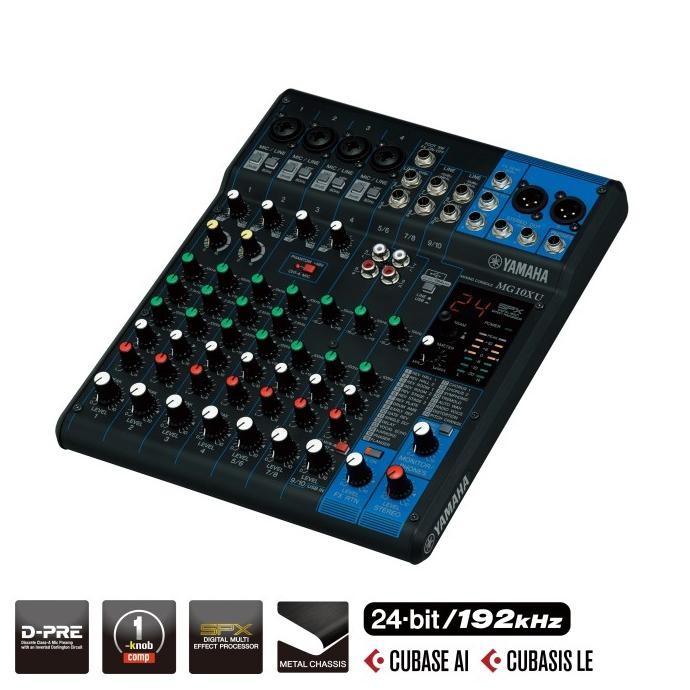 Mixer YAMAHA MG10XU 4 channel mono 3 stereo 100% Original Bergaransi Termurah