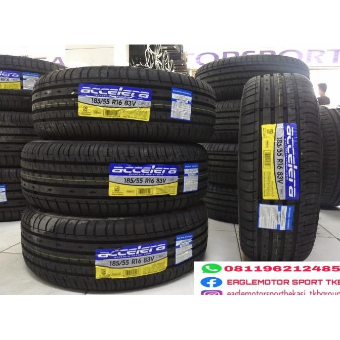 BAN MOBIL STANDAR HONDA JAZZ RS 185/55 R16 ACCELERA PHI-R BUKAN DUNLOP TERMURAH