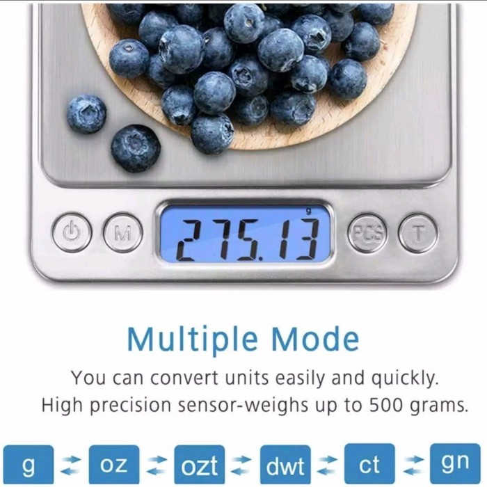 

NEW Timbangan Digital Kopi Emas Bumbu Dapur Platform Scale 2Kg 0.1g Akurat