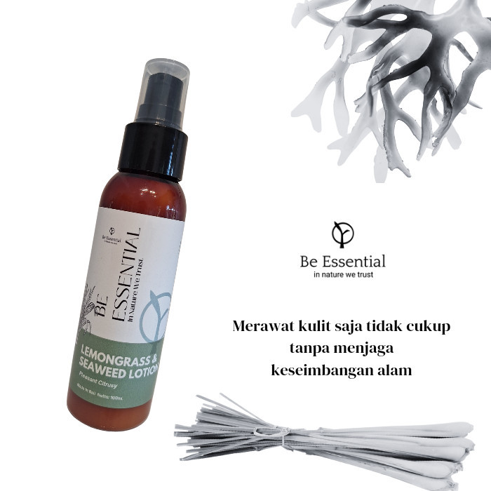 

TERJAMIN Be Essential Lemongrass & Seaweed Lotion For Traveler (sereh pengusir nyamuk)
