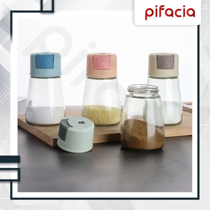 

KOMPLIT Tempat Bumbu Dapur Pencet Otomatis Praktis Botol Tempat Garam Gula Dll