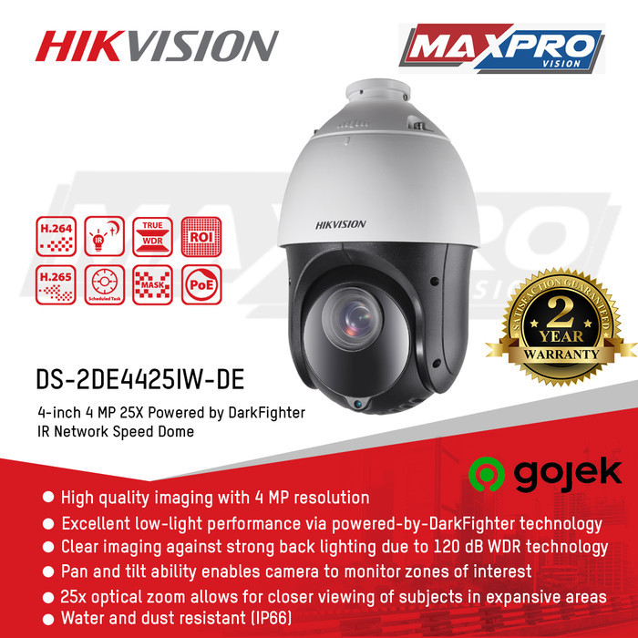 Termurah Ip Camera Ptz Hikvision Ds-2De4425Iw-De