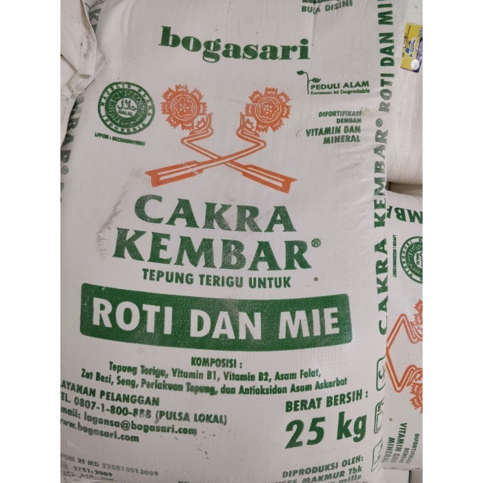 

Diskon Tepung Terigu Cakra 25Kg