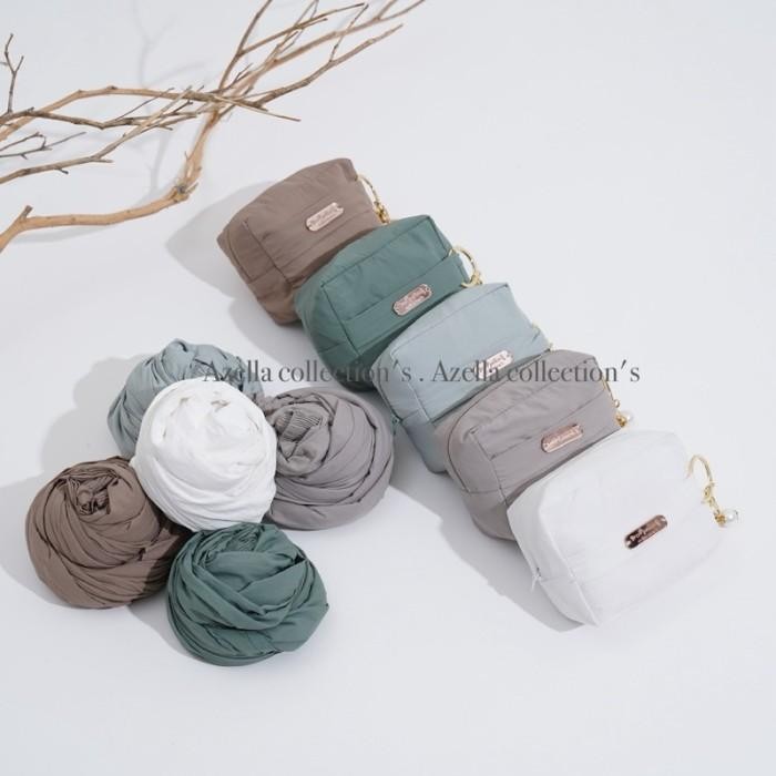 Mukena Travel Mini Parasut Korea Crinkle Sierra Series lembut premium