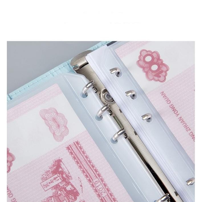 

ORIGINAL binder a6 kulit sintetis hologram binder keuangan binder tabungan binder budgeting binder a6 6 lubang ta-70