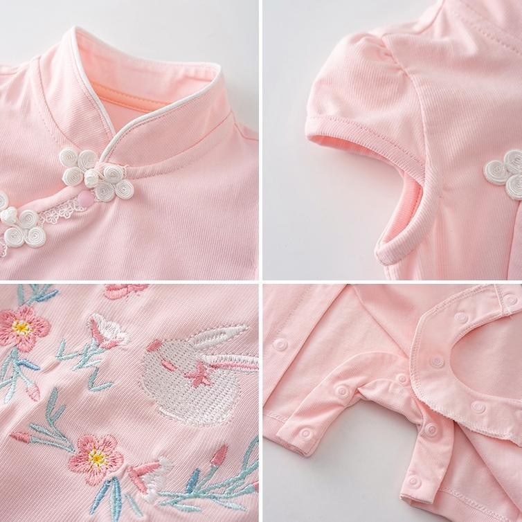 CR - Baju Bayi Jumper Bayi Imlek Gaya Klasik Cina Cheongsam Katun TERLARIS