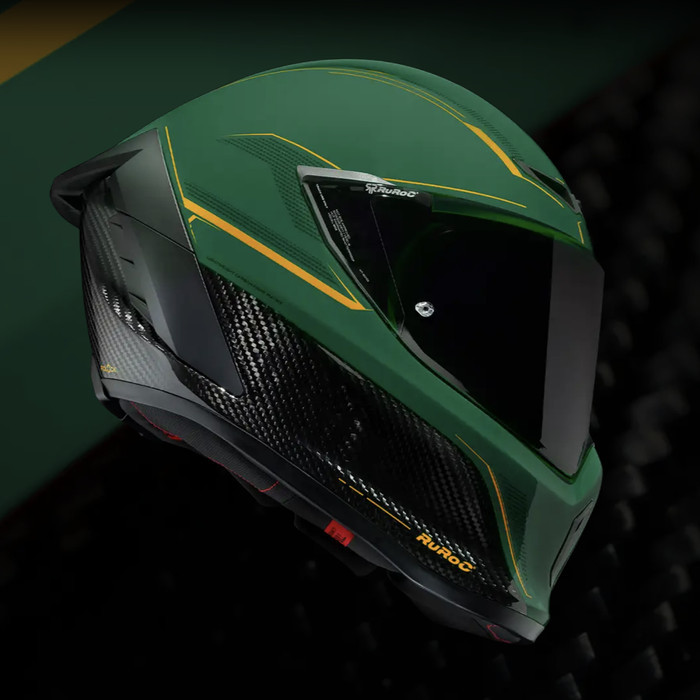 RUROC EOX COLOUR VENATOR HELMET. Helm full face sepeda motor