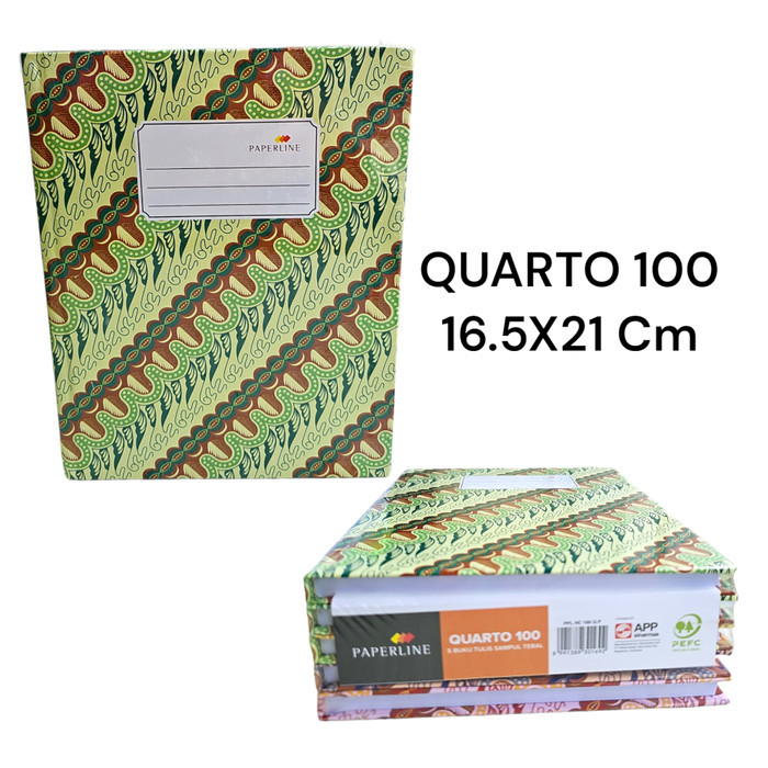 

TERBARU Buku Hard Cover PAPERLINE QUARTO 100 (5pc)