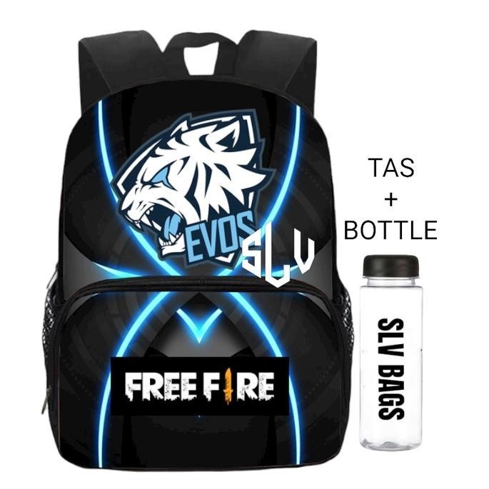 Tas Sekolah Anak Laki Laki EVOS Free Fire FF Gaming Karakter Game