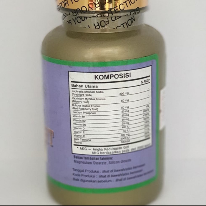 Sea Quil Eyebright Vitamin Mata 65 Softgel