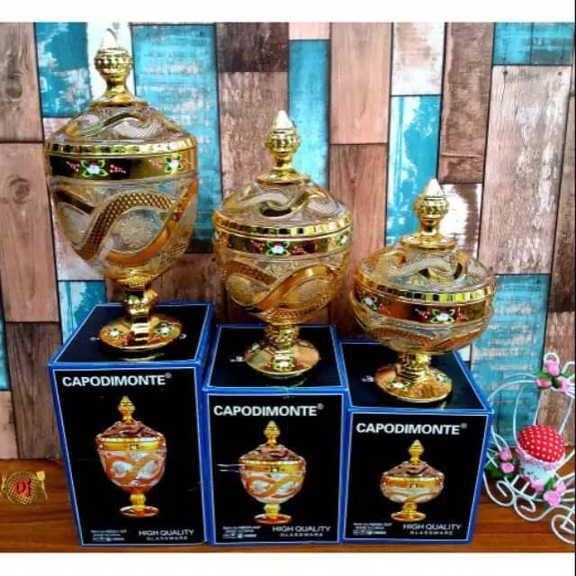 Toples Capodimonte Ulir Kristal 1 Set