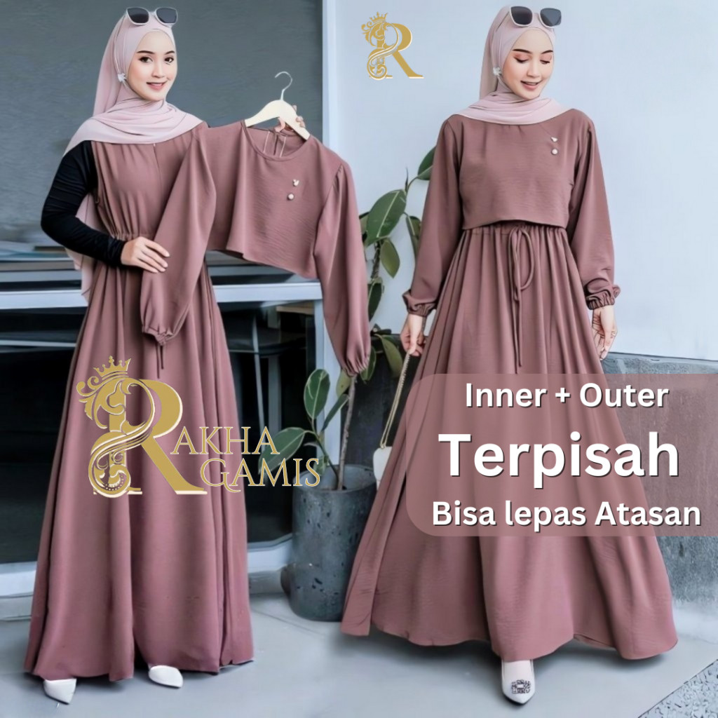 Terbaru Gemis Viral Dres Muslimah Kondangan Simple Gamis Murah Idulfitri 2025 Games Aesthetic Import