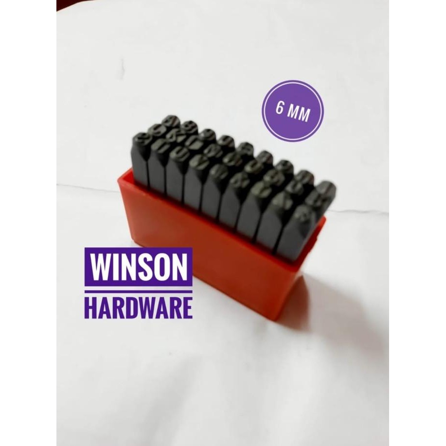 

Promo Alat Ketok Huruf Rangka Mesin 6mm ZEKI Letter Stamp Punch Set 6 mm COD