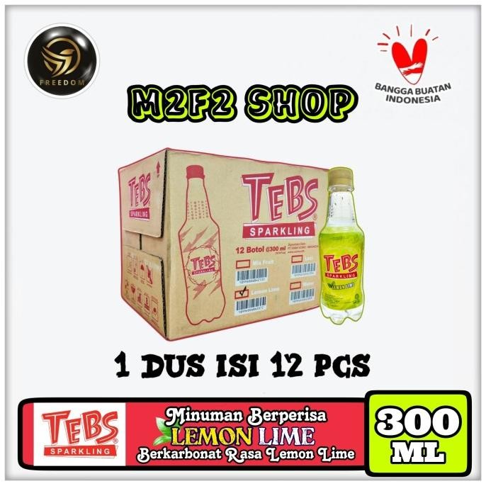 

SALE! TEBS SPARKLING SODA LEMON LIME | JERUK NIPIS BOTOL PET - 330 ML