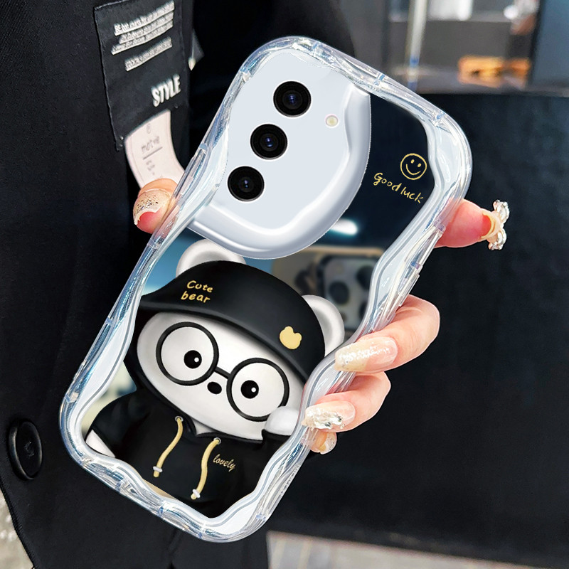 Casing Hp Untuk Samsung Galaxy S23 Plus S23 Ultra S23 FE Case Casing Drop kacamata Panda HP Softcase