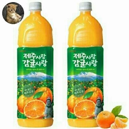 

SALE! LOTTE JEJU ORANGE JUS (MINUMAN SARI BUAH JERUK)1,5LT