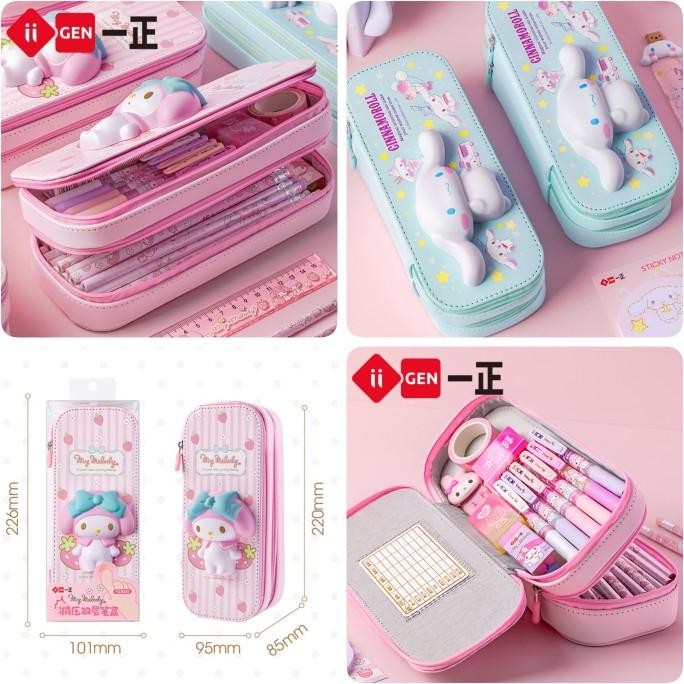 

Tempat Pensil Sanrio Squishy Cinnamoroll Kuromi Melody Kotak Pulpen Original Dan Terpercaya