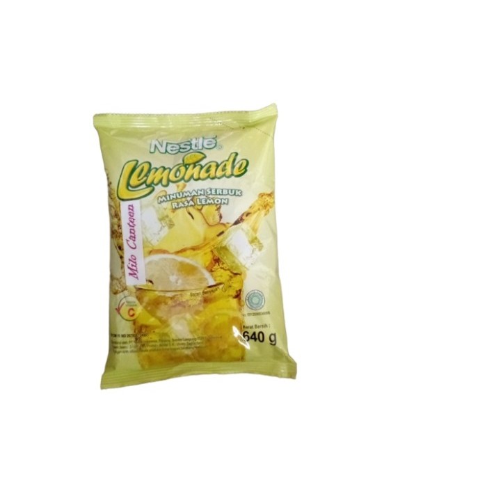 

Nestle Lemonade 640gr 1 dus (12pcs) via Gojek Grab Nestea Profesional