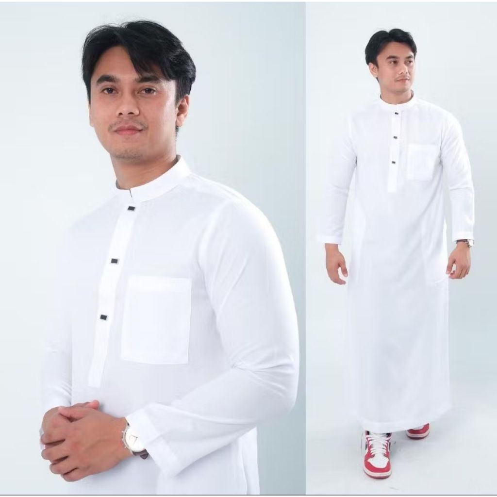 GAMIS PRIA [ JUBAH PREMIUM VIRAL ] Jubah Pria Slimfit gamis Pria Longlegs jubah gamis pria muslim ju