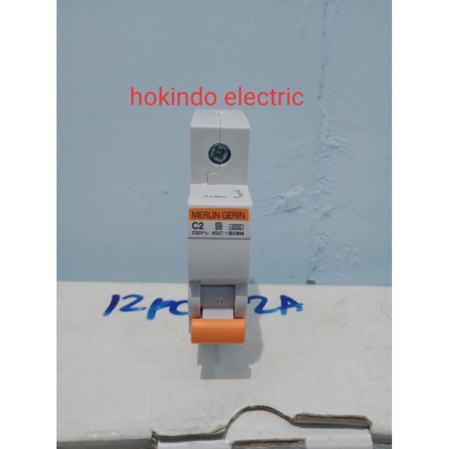 terbaru mcb merlin gerin domae 1p 2a sni 4.5ka original