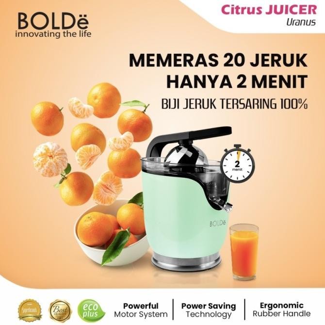 

SALE! BOLDE ELECTRIC CITRUS JUICER URANUS - ALAT PERAS JERUK GARANSI 1 TAHUN