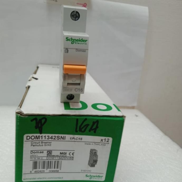 terbaru mcb schneider domae 1phase 16a original