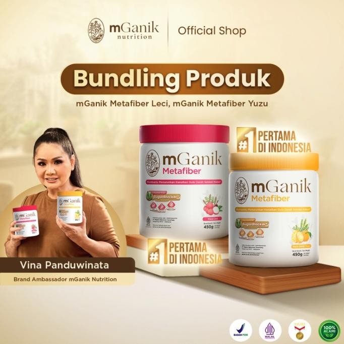 

SALE! MGANIK METAFIBER JERUK YUZU & LECI 450GR