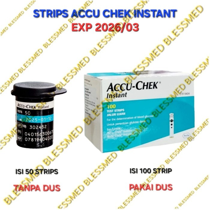 Accu Chek Instant Strip Glucose/Gula Darah Accu Check