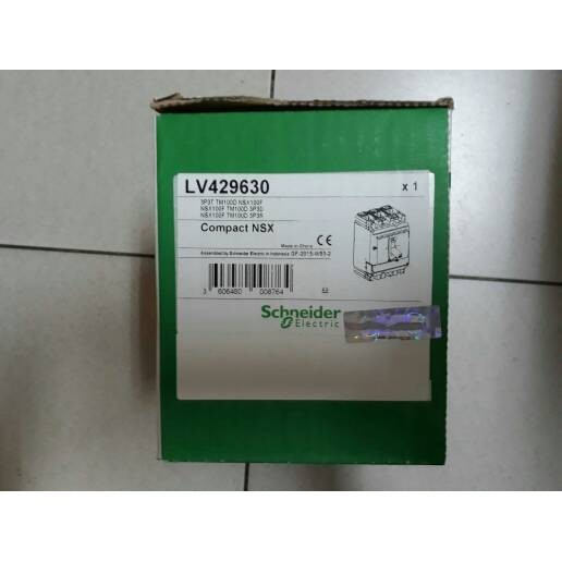 SCHNEIDER MCCB NSX 100F 3P 100A LV429630