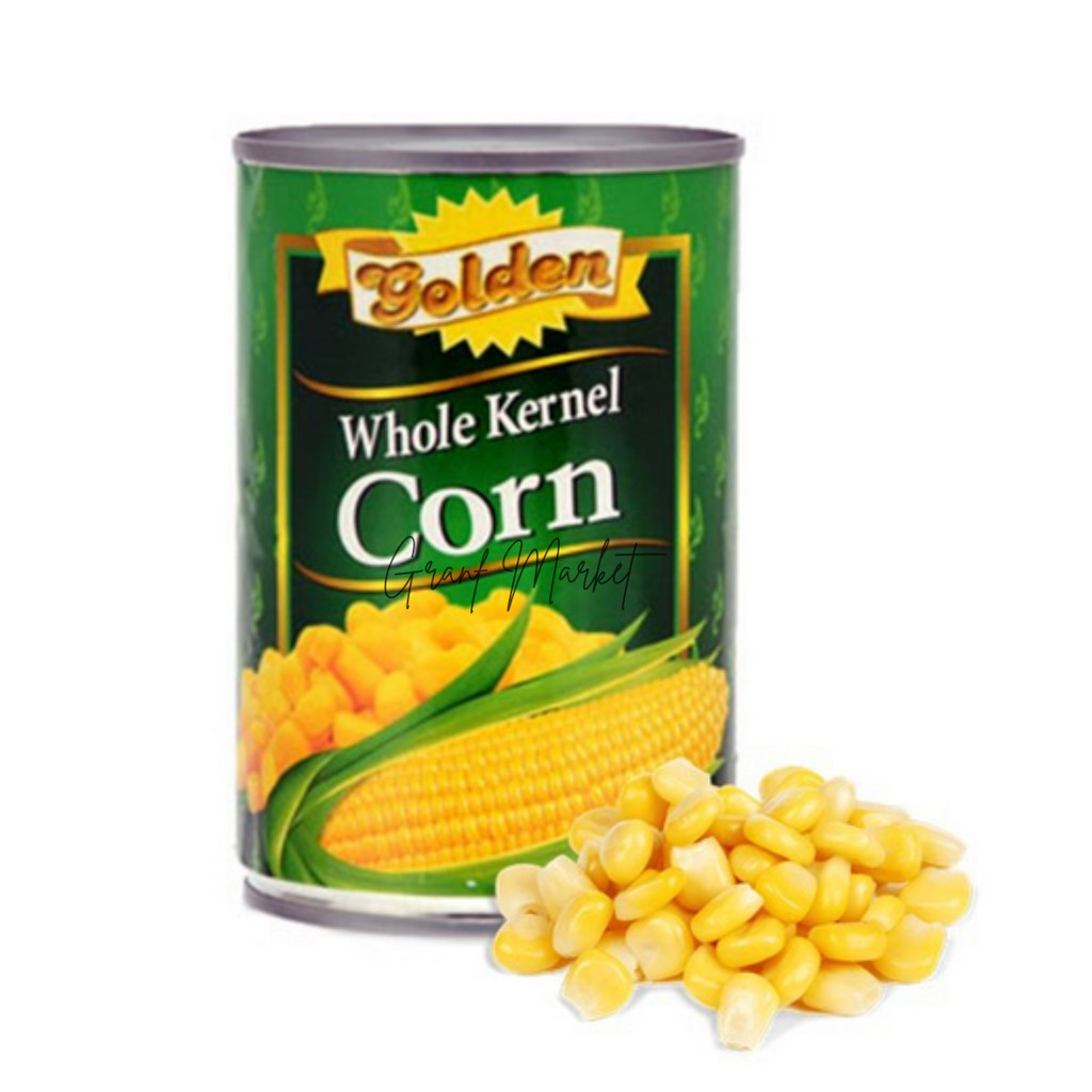 

Whole Kernel Corn 425G / Jagung Butir - Golden Brand Premium Golden Whole Kernel Corn 425 gram Jagung Pipilan Kaleng