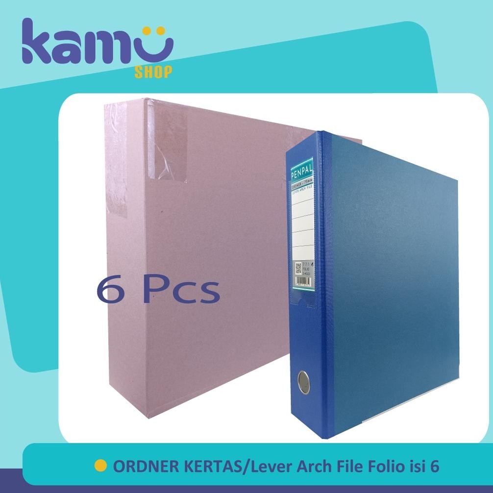 

ANGELO PENPAL ORDNER FOLIO KERTAS / PAPER LEVER ARCH FILE F4 PL - 771 ISI 6 PCS