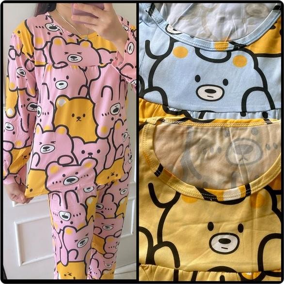 KLO Piyama Anak Remaja Dewasa baju tidur import asli baju rumah harian mirah grosir jakarta tanah ab