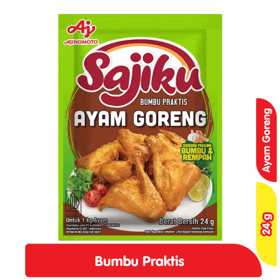 

Sajiku Bumbu Praktis Ayam Goreng Sachet 24 g