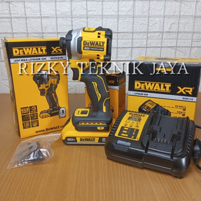 DEWALT BOR OBENG CORDLESS IMPACT DRIVER DEWALT DCF850 BOR BATERAI