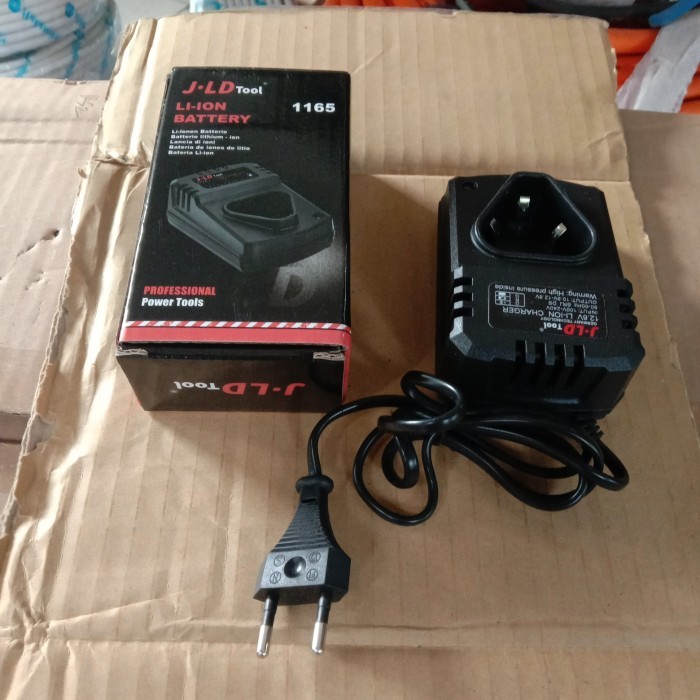 JLD Adaptor Charger Bor Baterai 12V Cordless Casan Bor Cordless