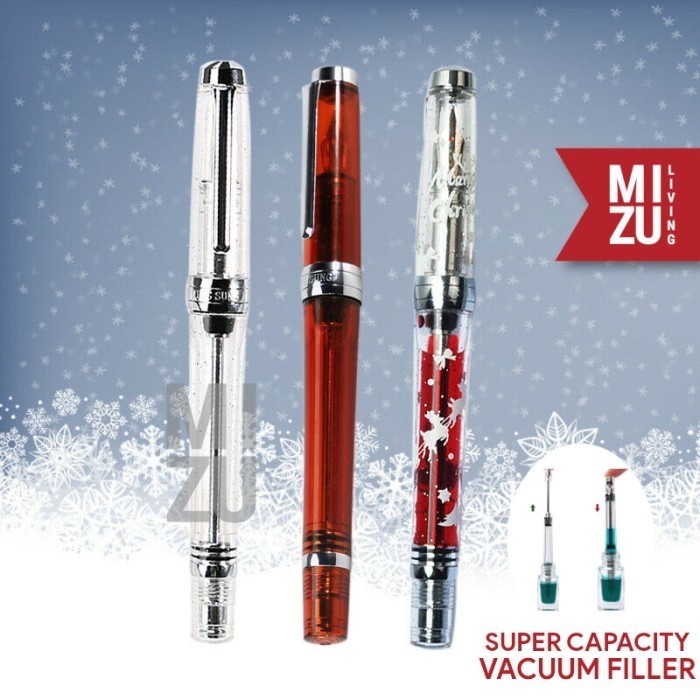 

TERBARU Wing Sung 313 Vacuum Filler Fountain Pen Vakum Stainless Steel Nib BISA GOSEND!