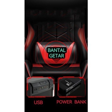 KURSI GAMING GAMING CHAIR HIGHLINE / KURSI GAMING BANTAL GETAR PREMIUM Bebas Ongkir