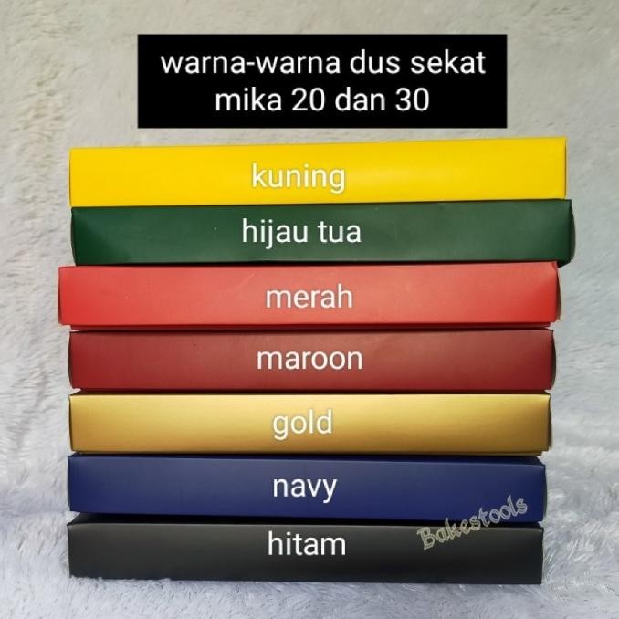 

Dus Box Nastar Sekat Mika, Isi 10 Pcs