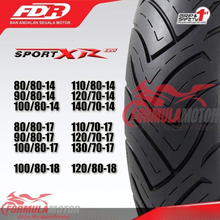 Ban FDR Sport XR Evo Tubeless - Ban Motor Matic Ring 14