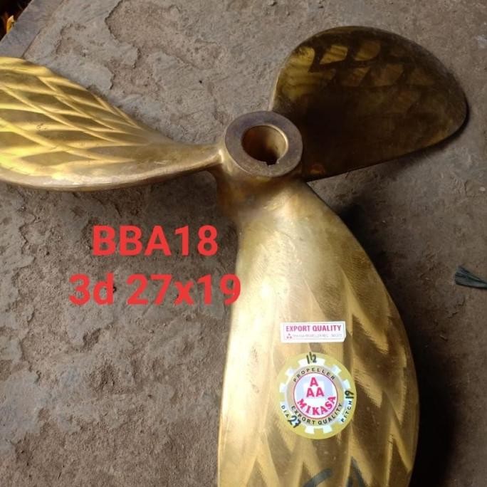 Kipas Kapal MIKASA / Propeller 3d 27x19