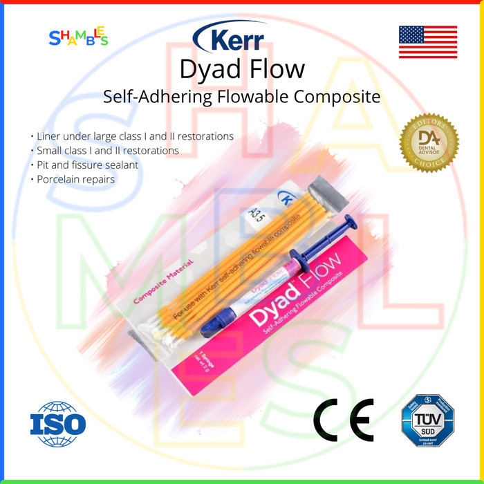 TERBARU Dyad Flow Kerr Composite Flow Self Adhesive Flow Composite