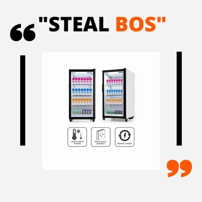 MASPION showcase USG 168 liter SHOWCASE maspion USG 168 liter