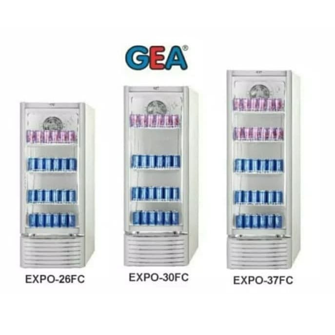 Kulkas Showcase GEA EXPO 30FC Pendingin Minuman / Display Cooler