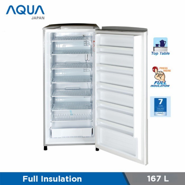 Freezer AQUA JAPAN AQF-S6 RAK lemari es pembeku es batu kulkas