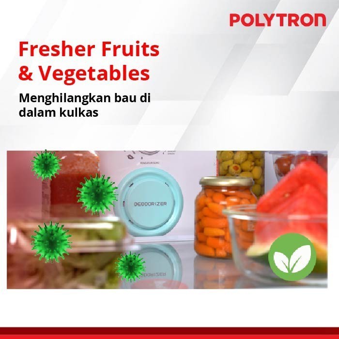 Kulkas Polytron PRW 23 MNX/ PRW 23 MNR Lemari Es 2 Pintu PRW 23 MN