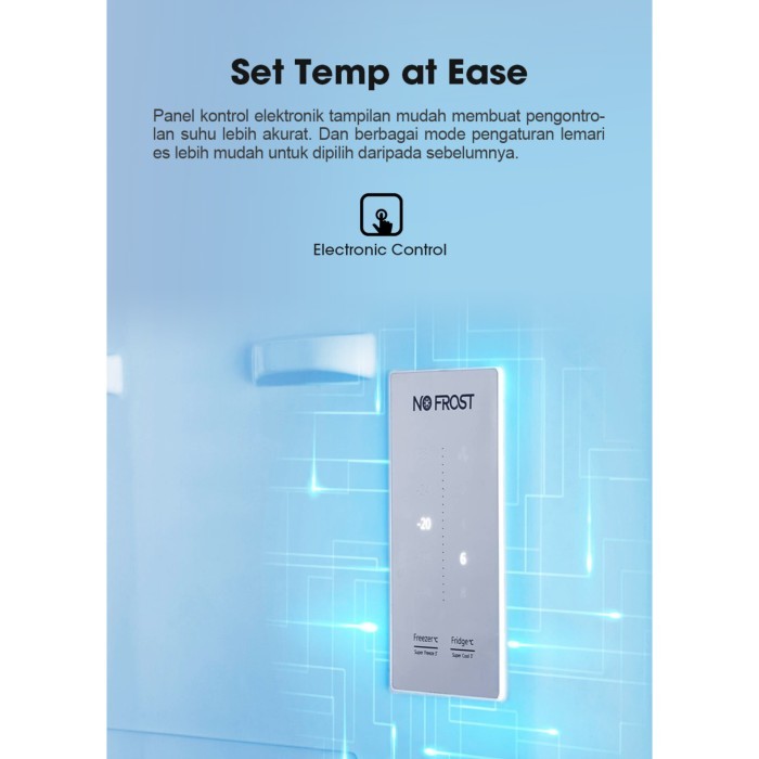 HISENSE Kulkas Side by Side Lemari es