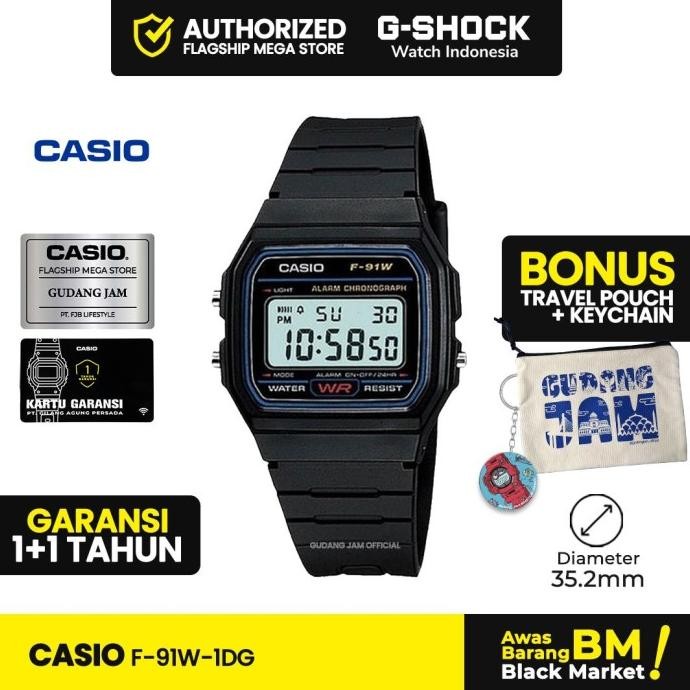 Casio General F-91W-1Dg F-91W F-91 F91W F 91W